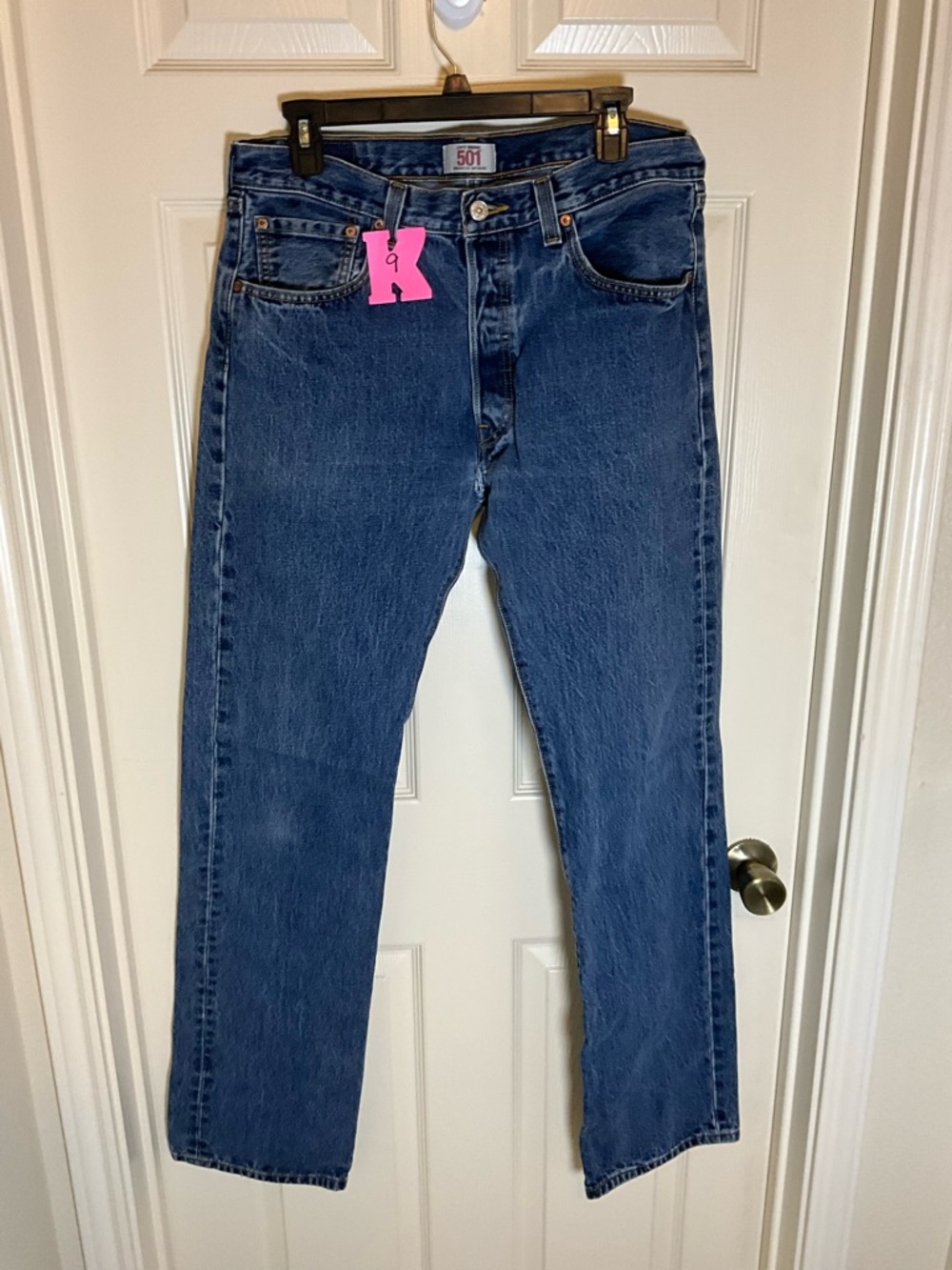 Levi's Men's Straight Jeans in Blue Denim 34x36